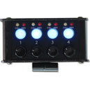 GLENSOUND BEATRICE B4+ AUDIO INTERCOM Beltpack, Dante Broadway, 4-channel, 5-pin FXLR connector