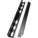 LANDE CABLE MANAGEMENT PANEL Vertical, Solid, for 800w ES362, ES462 rack, 26U, black (pair)