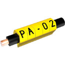 PARTEX CABLE MARKERS PA02-CBY.9 Prefit, 1.3 - 3.0mm, number 9, black on yellow (reel of 500)