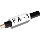 PARTEX CABLE MARKERS PA1-MBW.C Prefit, 2.5 - 5.0mm, letter C, black on white (pack of 1000)