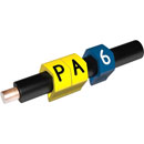 PARTEX CABLE MARKERS PA1-200MCC.6 Prefit, 2.5 - 5.0mm, number 6, blue (pack of 200)