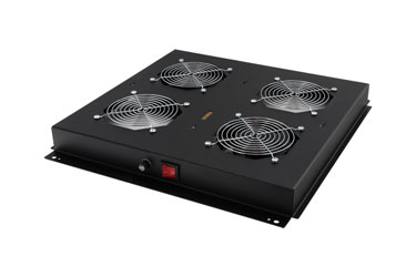 LANDE ROOF FAN TRAY 2 fans, on/off switched, for ES362, ES462 rack, black