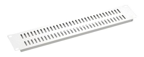 CANFORD RACKVENT Rack ventilation panel 2U, steel, slotted vertical, grey painted