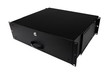 CANFORD RACK DRAWER 3U, black