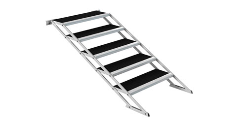 GLOBAL TRUSS GL6021 GT STAGE DECK STAIR Five step, angle adjustable, height range 800-1400mm