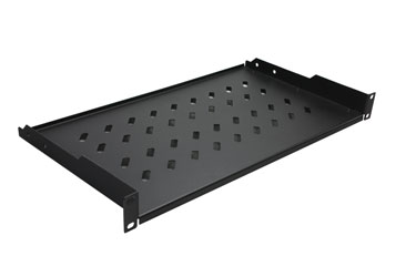 CANFORD ES9823125/B-L RACK SHELF Modem style, 1U, 250mm deep, black