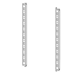 LANDE RACKS VERTICAL MOUNTING PROFILES For ES466E wall cabinet, 600mm, pair