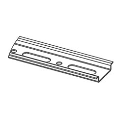 CANFORD RACKS DIN RAIL 35x7.5mm, 250mm wide for ES466E 300mm wide cabinet