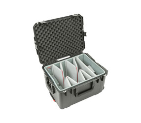 SKB 3I-2217-12DT iSERIES UTILITY CASE Waterproof, internal dim. 559x432x318mm, Think Tank dividers