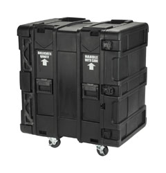 SKB 3SKB-R916U24 ROTO SHOCK RACK CASE 16U, 24-inch depth, 4x castors, black