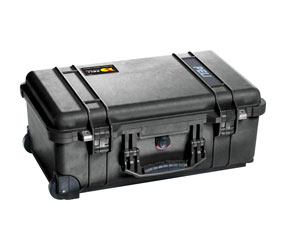 PELI 1510 PROTECTOR CASE Internal dimensions 502x279x193mm, with foam, wheeled, black