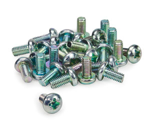 RACKMOUNT BOLTS Pan, pozi, nickel, 12mm (pack of 50)