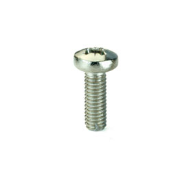 RACKMOUNT BOLTS Pan, pozi, nickel, 16mm (pack of 25)