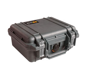 PELI 1200 PROTECTOR CASE Internal dimensions 235x181x105mm, with foam, black