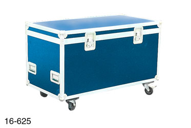 CANFORD ROAD TRUNK With 25mm foam lining, blue