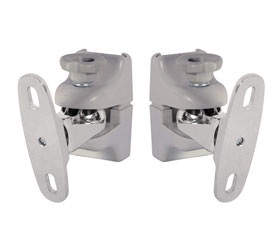 B-TECH BT332/S LOUDSPEAKER MOUNT Wall, up to 5kg, home cinema, tilt, swivel, silver, pair