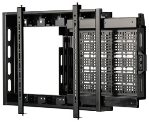 B-TECH BT7883 FLAT SCREEN MOUNT Wall, with slide-out AV tray, up to VESA 600x400, black