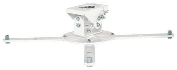 B-TECH BT899XL PROJECTOR MOUNT Ceiling, up to 25kg, tilt/yaw, fixed 98.5mm drop, white