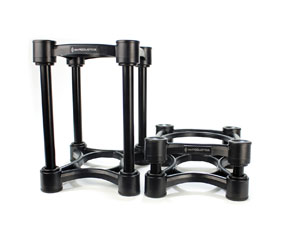 ISOACOUSTICS ISO-155 LOUDSPEAKER STAND Isolation, height and tilt adjustable, medium, pair