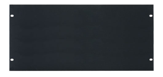 CANFORD RACK PANEL BLANK, FULL WIDTH 5U Flat aluminium, black anodised