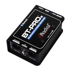 RADIAL BT-PRO V2 DI BOX Active, stereo, Bluetooth input