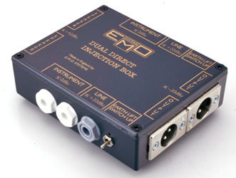 EMO E525 DI BOX Passive, 2 channel, with earth lift