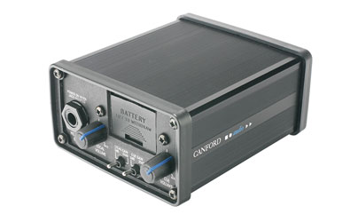 CANFORD HEADPHONE CUE AMPLIFIER Battery powered, 2 channel, 6.35mm jack out, 2x XLR in