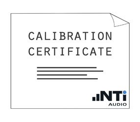 NTI CALIBRATION CERTIFICATE For DL1/DR2