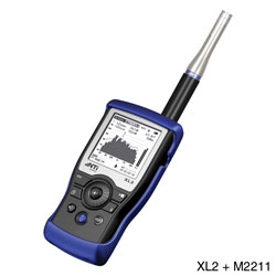 NTI XL2 AND M2211 ACOUSTIC TEST KIT Analyser and microphone, without calibration certificates