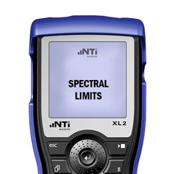 NTI SPECTRAL LIMITS OPTION Firmware for XL2 Analyser