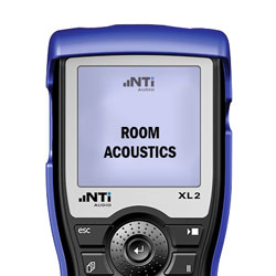 NTI ROOM ACOUSTICS OPTION Firmware for XL2 Analyser