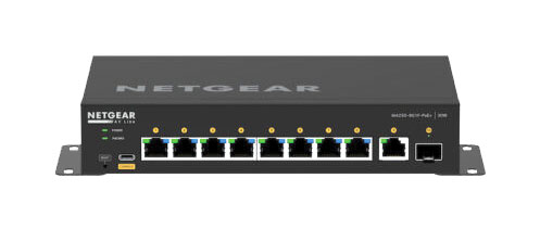 NETGEAR M4250-9G1F-POE+ AV over IP switch, 8x1G PoE+, 110W, 1x1G and 1xSFP, 10 port