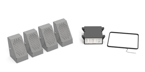 CONTACTA STS-K002-G-01 SPEECH TRANSFER SYSTEM Dual surface mount kit, with hearing loop, grey