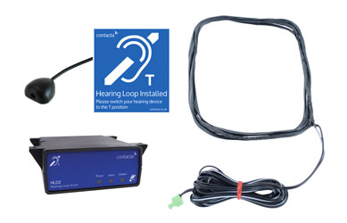 CONTACTA IL-K200-00-00 LOOP AMPLIFIER SYSTEM Under counter kit, with STS-M70 Mouse microphone