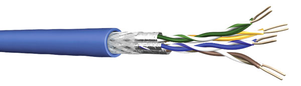 DRAKA CATEGORY 6 CABLE S/FTP (UC400 HS23) LFH Eca, Blue
