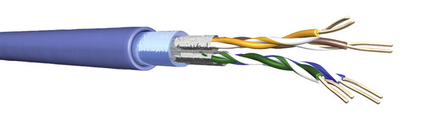 DRAKA CATEGORY 6A CABLE F/FTP (UC500 AS23) LFH Eca, Blue