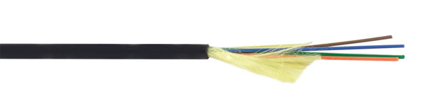 AFL DNS-5396 CABLE Tactical micro-breakout, singlemode 9/125 ITU G.657A2/B2, 4 fibres, black