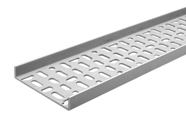 CANFORD PLASTIC CABLE TRAY 105mm, 2 metre length, grey