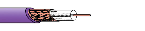 CANARE LV-61S CABLE Violet (reel of 153m)