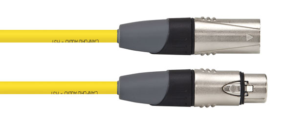 CANFORD CONNECT CABLE XLR3F-XLR3M-HST-1.5m, Yellow