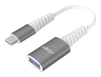 JOBY USB-C TO USB-A 3.0 ADAPTER 5Gbps, 2cm, grey