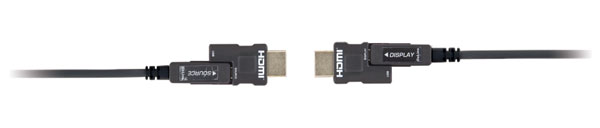 LUSEM OXLINX LHM2-PT70 Active optical cable, HDMI 2.0, Micro HDMI-D to A adapters, deployable, 70m