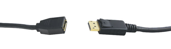 DISPLAYPORT CABLE Male to female, 3 metres