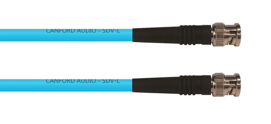 CANFORD CABLE BNC-BNC-SDV-L-2m, Turquoise