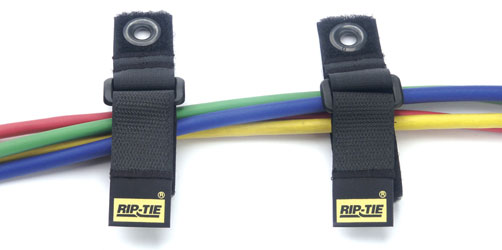 RIP-TIE CinchStrap-EG 7 x 1 inch, black (pack of 2)