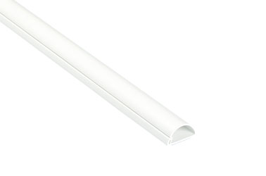 D-LINE R2D3015W 1/2-ROUND MINI TRUNKING, 30 x 15mm, 2.0m length, white