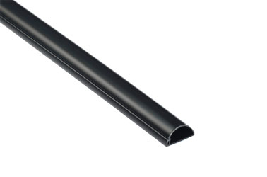 D-LINE R2D3015B 1/2-ROUND MINI TRUNKING, 30 x 15mm, 2.0m length, black