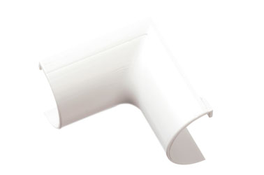 D-LINE FLIB2010W 1/2-ROUND CLIP-OVER INTERNAL BEND, For 20 x 10mm trunking, white