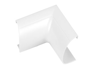 D-LINE FLIB3015W 1/2-ROUND CLIP-OVER INTERNAL BEND, For 30 x 15mm trunking, white