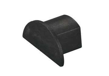 D-LINE EC3015B 1/2-ROUND SMOOTH-FIT END CAP, For 30 x 15mm trunking, black